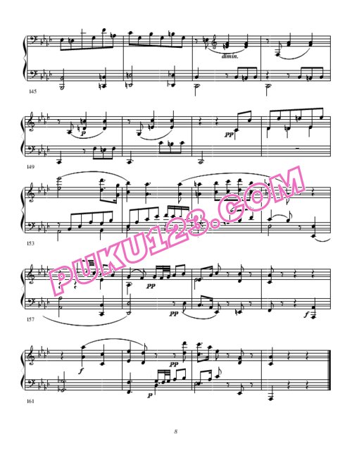 天天钢琴网-免费下载Clementi - Sonata in E-flat Major Op.8-2