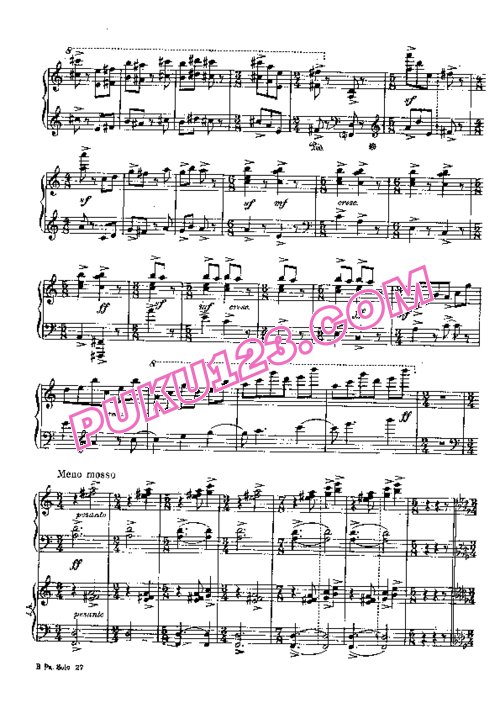 天天钢琴网-免费下载Copland - Piano Sonata