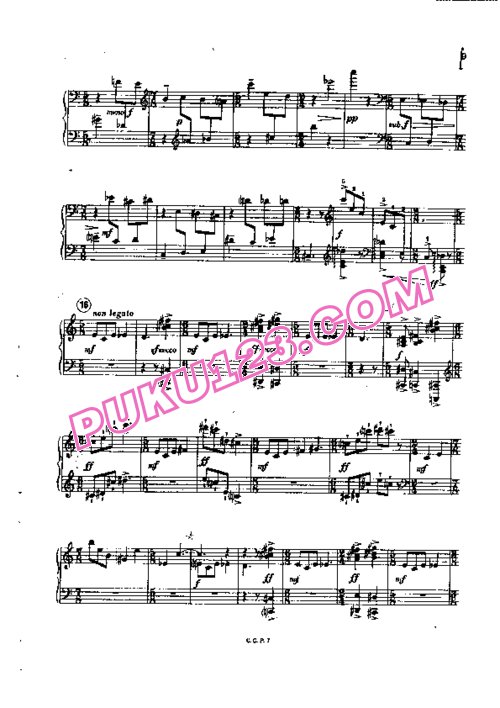 天天钢琴网-免费下载Copland - Variations