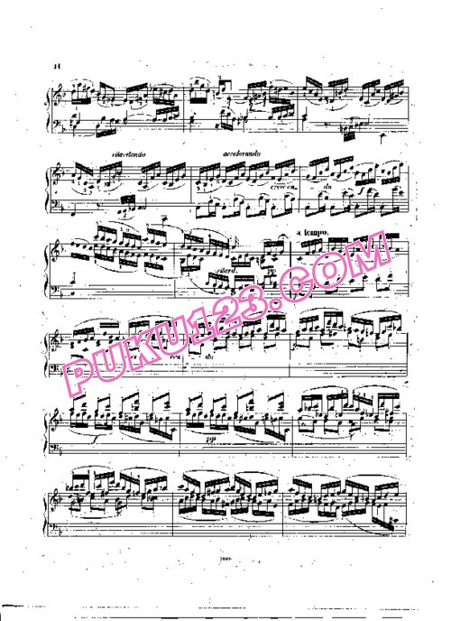 天天钢琴网-免费下载Cramer - 12 Grandes Etudes Melodiques, Hommage to Mozart Op.107