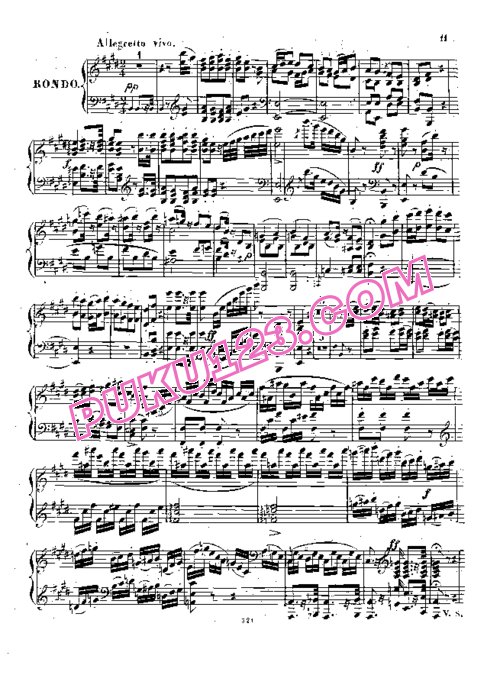 天天钢琴网-免费下载Cramer - Sonata Quintet in E Major Op.69, Amicitia 钢琴五重奏版