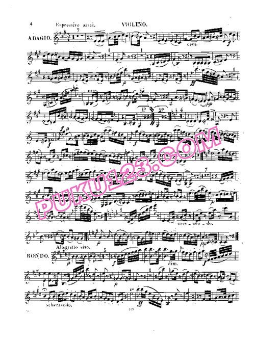 天天钢琴网-免费下载Cramer - Sonata Quintet in E Major Op.69, Amicitia 钢琴五重奏版