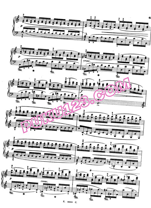 天天钢琴网-免费下载Czerny - Toccata in C Op.92