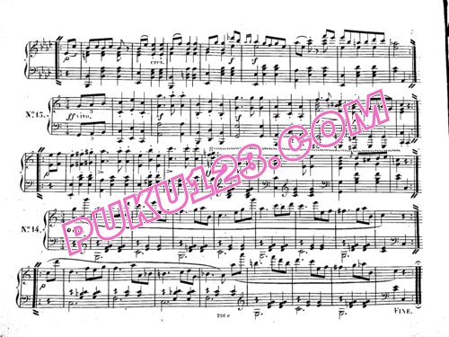 天天钢琴网-免费下载Czerny - First Decameron Musical Op.110