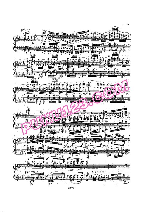 天天钢琴网-免费下载Czerny - Piano Sonata No.3 in f Minor Op.57