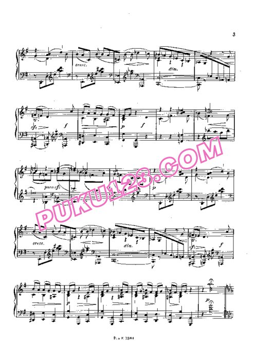 天天钢琴网-免费下载D Indy - Menuet sur le nom d Haydn Op.65