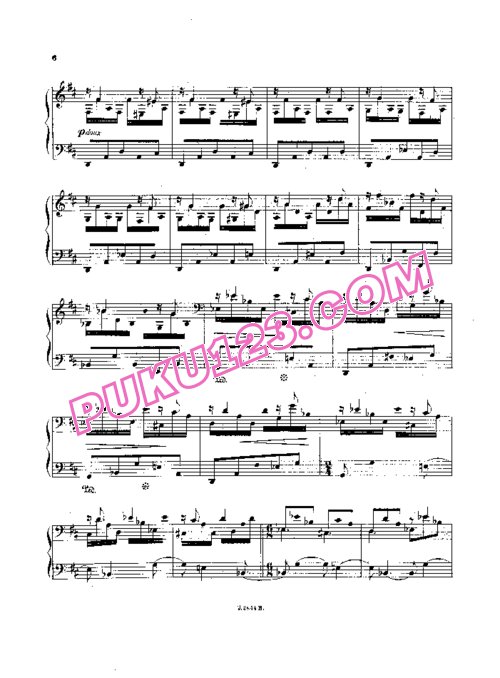 天天钢琴网-免费下载D indy - Nocturne in G-flat Major Op.26