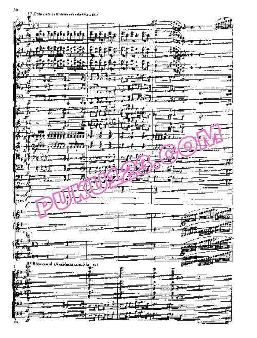 天天钢琴网-免费下载D Indy - Symphony on a French Mountain Air Op.25 - Full Score