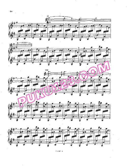 天天钢琴网-免费下载D_Indy_-_Symphony on a French Mountain Air Op.25 - 2 Pianos