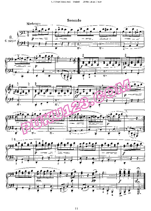 天天钢琴网-免费下载Diabelli - 28 Melodious Pieces Op.149 - Qautre Mains 四手联弹