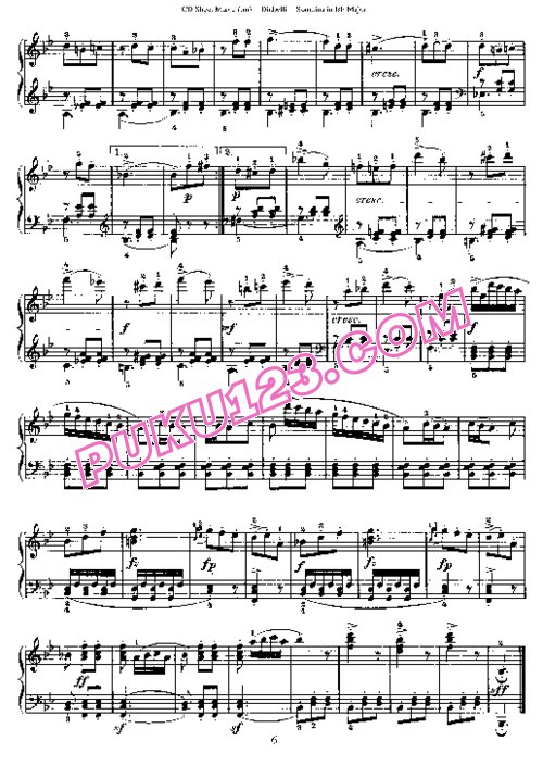 天天钢琴网-免费下载Diabelli - 7 Piano Sonatinas Op.168