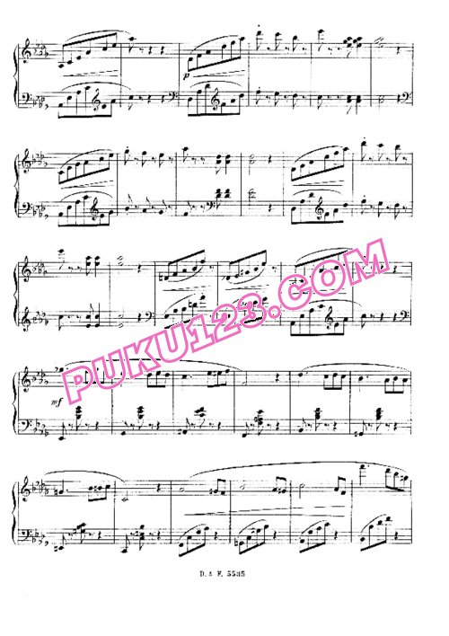 天天钢琴网-免费下载Durand - Valse No.2 in A-flat Major Op.86已经整理