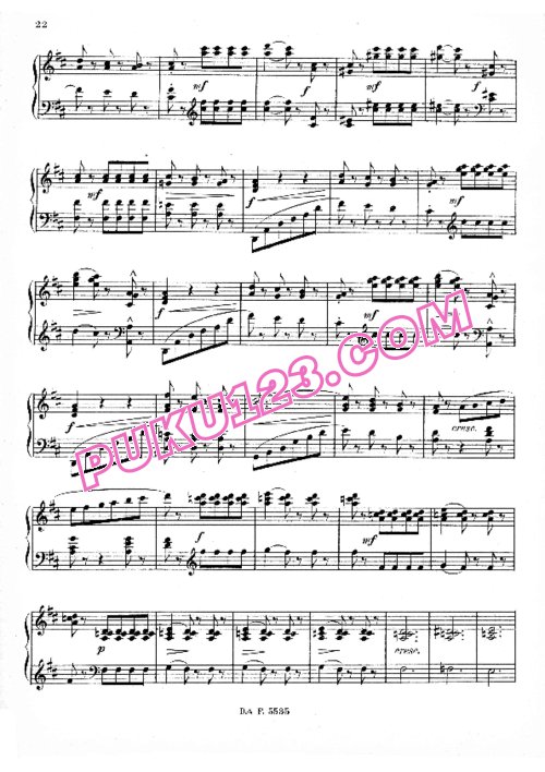 天天钢琴网-免费下载Durand - Valse No.3 in G Major Op.88