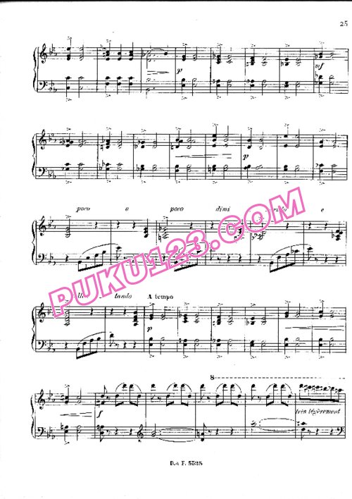 天天钢琴网-免费下载Durand - Valse No.3 in G Major Op.88
