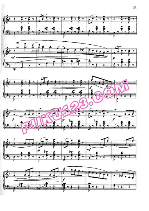 天天钢琴网-免费下载Durand - Valse No.4 in F Major Op.90