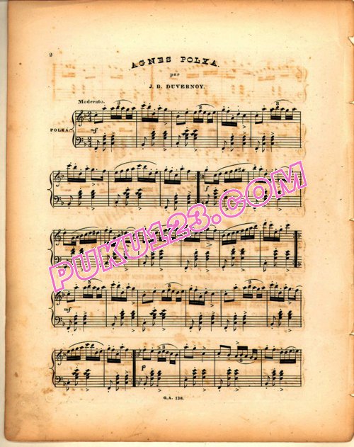 天天钢琴网-免费下载Duvernoy - Agnes Polka
