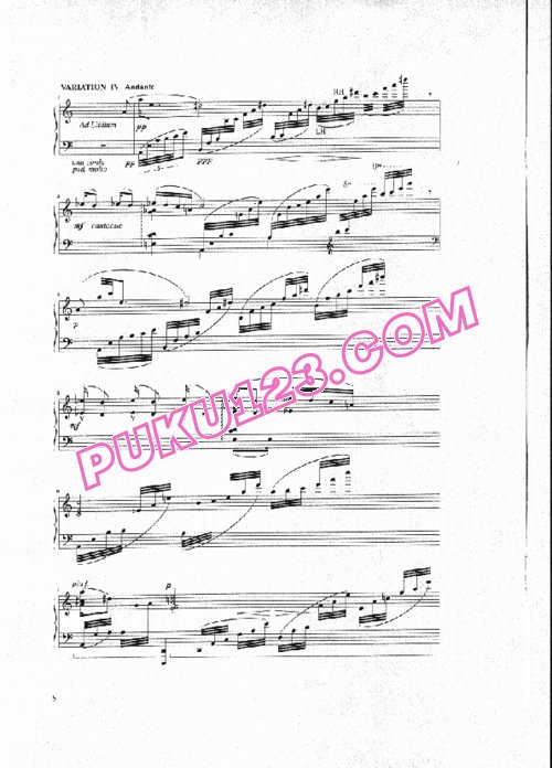 天天钢琴网-免费下载Say Fazil - Paganini Variations In the Style of Modern Jazz