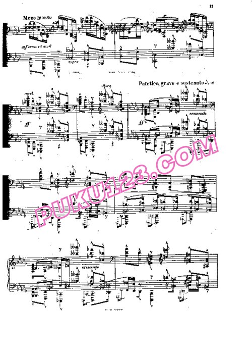 天天钢琴网-免费下载Feinberg - Piano Sonata No.6 Op.13