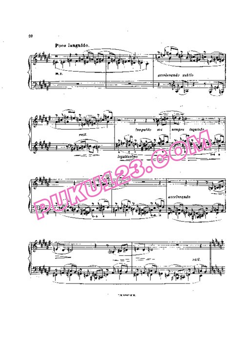 天天钢琴网-免费下载Feinberg - Piano Sonata No.4 Op.6