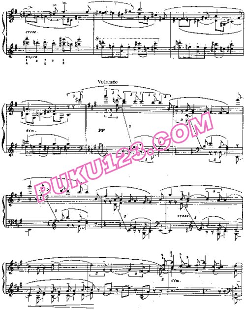 天天钢琴网-免费下载Feinberg - Piano Sonata No.1 Op.1