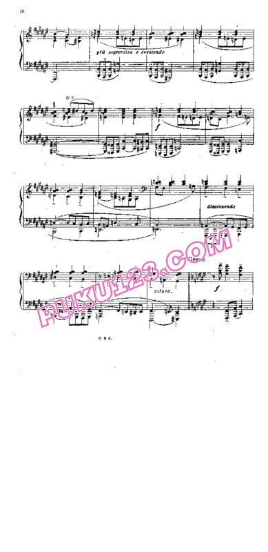 天天钢琴网-免费下载Feinberg - Piano Sonata No.10 Op.30