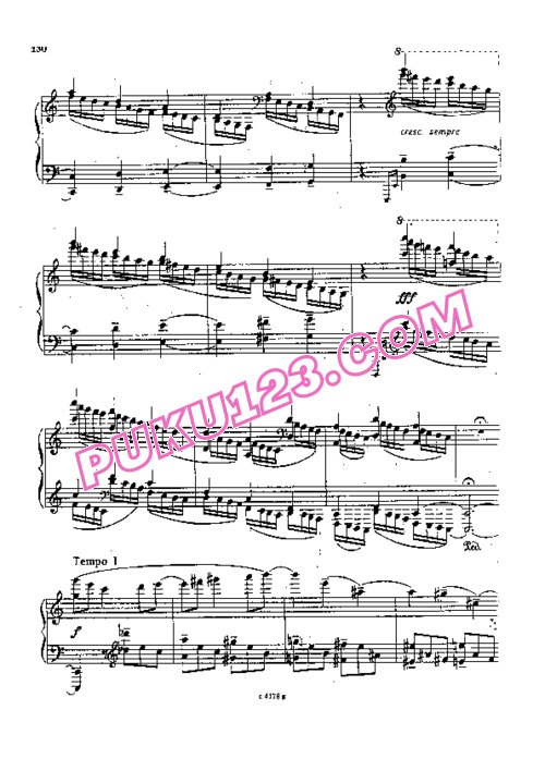 天天钢琴网-免费下载Feinberg - Piano Sonata No.9 Op.29