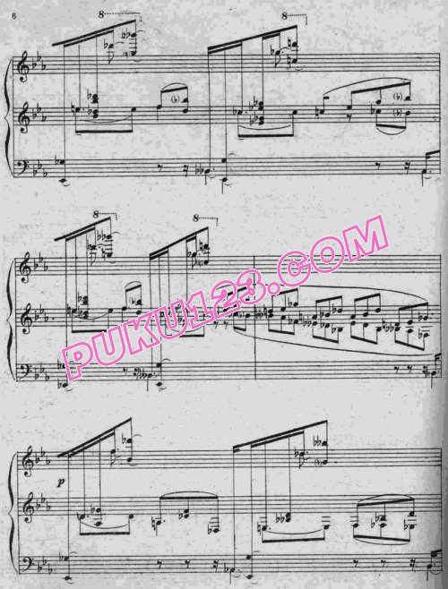 天天钢琴网-免费下载Feinberg - Humoresque Op.19
