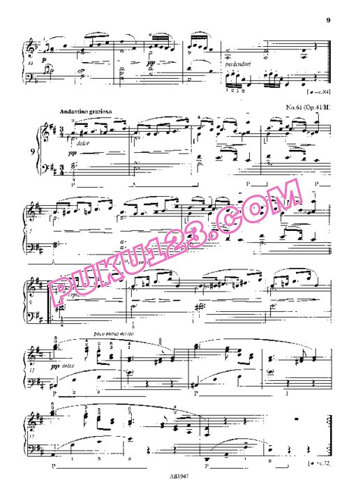 天天钢琴网-免费下载Fibich - Moods, Impressions and Souvenirs (Selection)