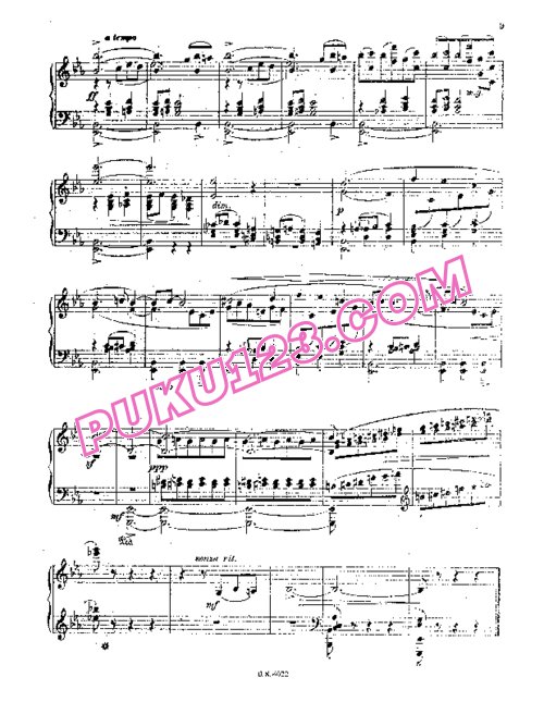 天天钢琴网-免费下载Friedman - Polnische Lyrik Op.72