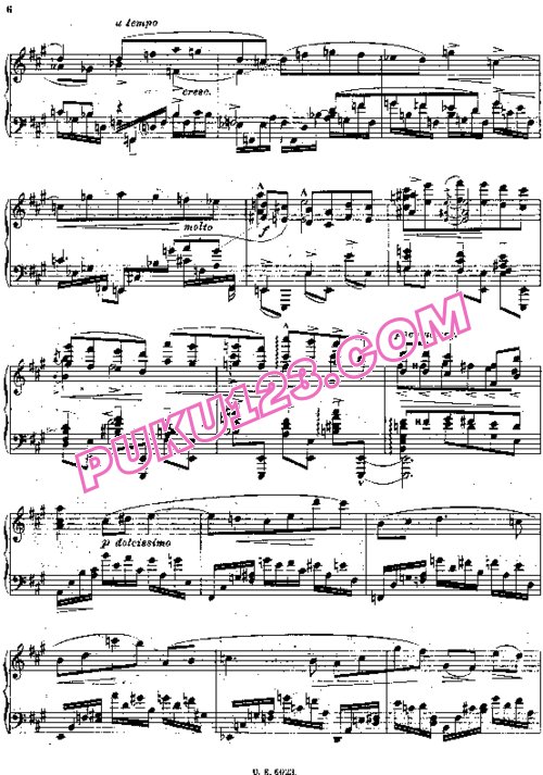 天天钢琴网-免费下载Friedman - Ballade in b Minor Op.66