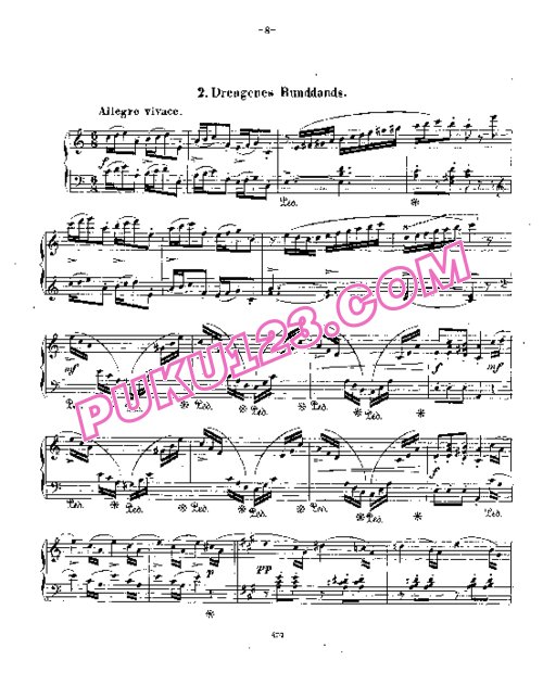 天天钢琴网-免费下载Gade - Children s Christmas Eve Op.36