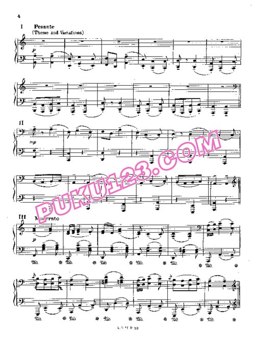 天天钢琴网-免费下载Gliere - Swarsenki - Danza De Los Marineros Rusos Op.70 “俄罗斯水兵舞”钢琴独奏版