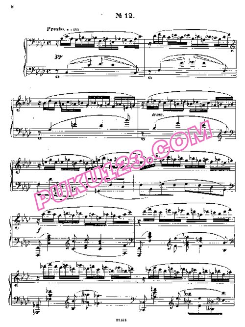 天天钢琴网-免费下载Gliere - 25 Preludes Op.30