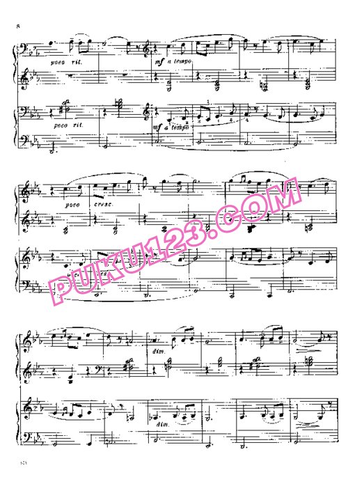 天天钢琴网-免费下载Gliere - 6 Pieces Op.41 - 2 Pianos