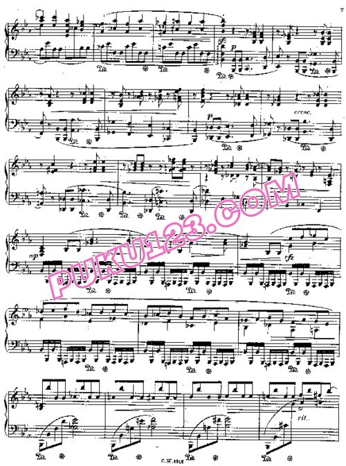 天天钢琴网-免费下载Grondahl - Suite Op.20