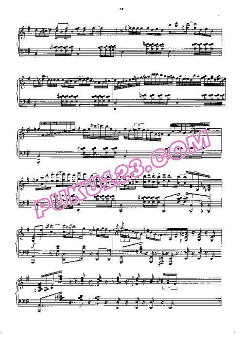 天天钢琴网-免费下载Gulda - Variations On Light My Fire