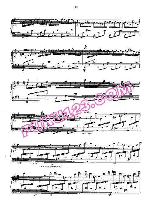 天天钢琴网-免费下载Gulda - Variations On Light My Fire