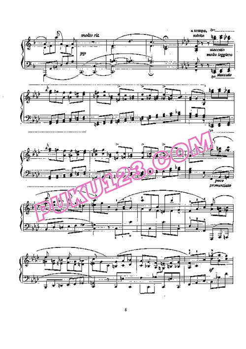 天天钢琴网-免费下载Hamelin - Etude No. 9 (D après Rossini)