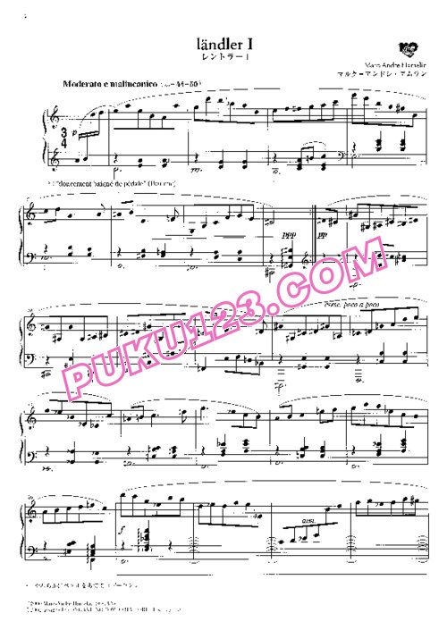 天天钢琴网-免费下载Hamelin - Con Intimissimo Sentimento, 7 Pieces for Solo Piano
