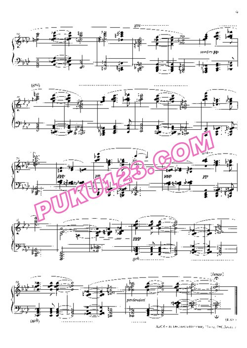 天天钢琴网-免费下载Hamelin - Con Intimissimo Sentimento, 7 Pieces for Solo Piano