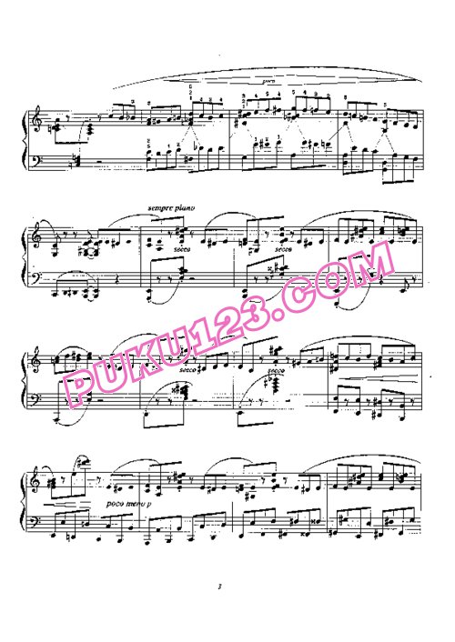 天天钢琴网-免费下载Hamelin - Abreu - Tico-Tico no Fuba 哈默林改编钢琴独奏版