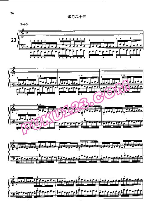 天天钢琴网-免费下载Hanon - The Virtuoso Pianist 哈农钢琴练指法 中文版