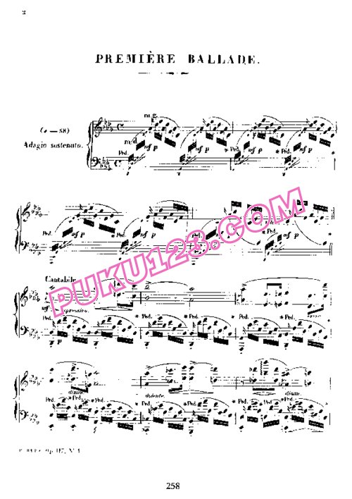 天天钢琴网-免费下载Herz - 2 Ballads Op.117