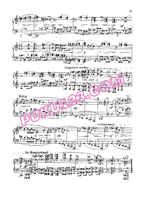 天天钢琴网-免费下载Hindemith.-.Piano-Sonata-No.1