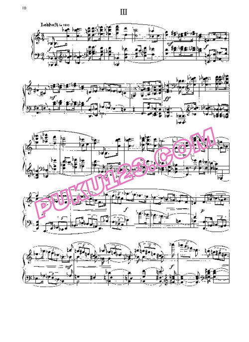 天天钢琴网-免费下载Hindemith.-.Piano-Sonata-No.1