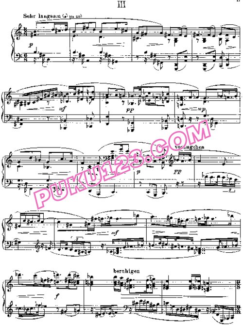 天天钢琴网-免费下载Hindemith.-.Piano-Sonata-No.2