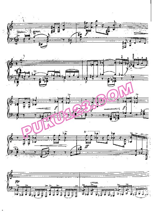 天天钢琴网-免费下载Hofmann - Etude in C Major For The Left Hand Op.32