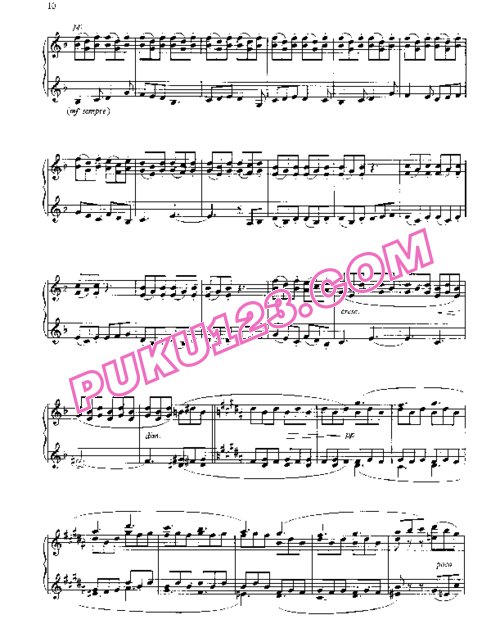 天天钢琴网-免费下载Holst - 3 Pieces Op.46