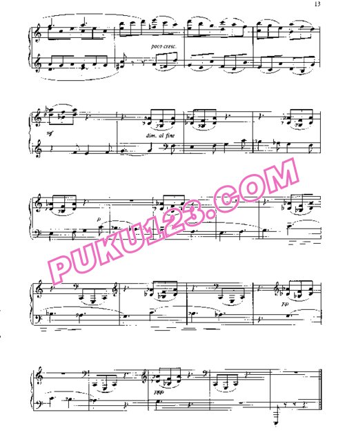 天天钢琴网-免费下载Holst - 3 Pieces Op.46