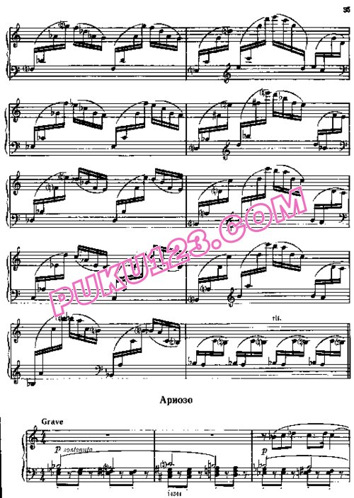 天天钢琴网-免费下载Honegger - Prelude, Arioso and Fughetta on B-A-C-H